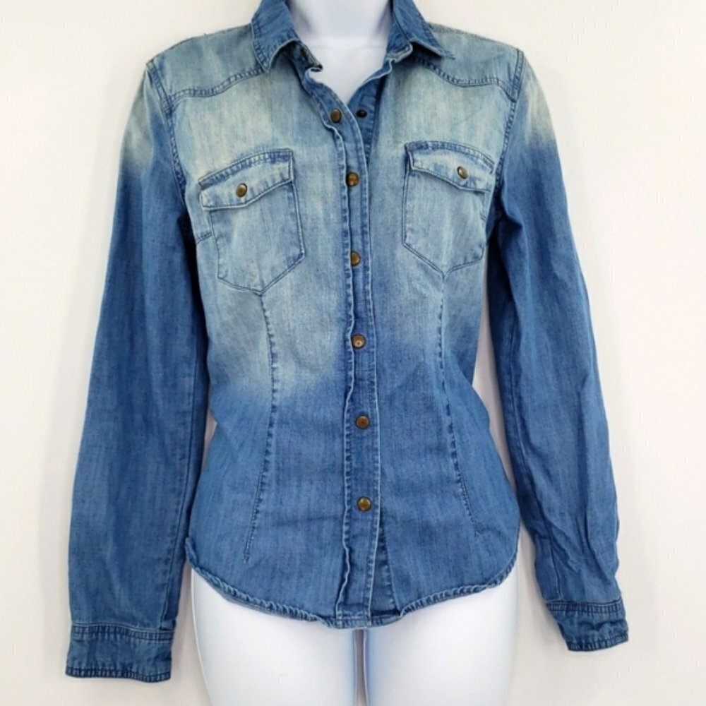 BDG Button Down Jean Shirt